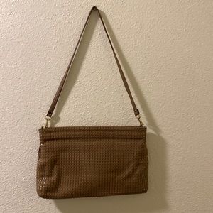 Metal mesh purse, taupe (Vintage?)